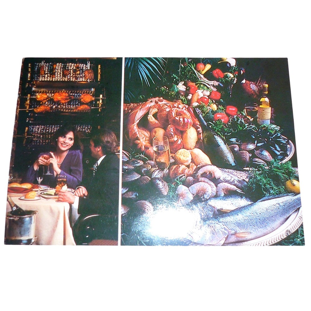 Royal Orleans‎ Rib Room Postcard Service Auto Glass Notepad Sheet 1985